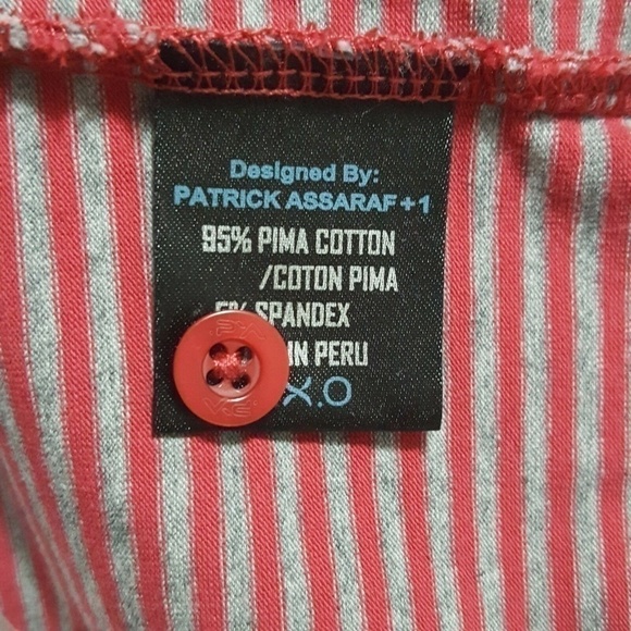 PATRICK Assaraf Pima Cotton Short Sleeve Polo Golf - Picture 5 of 8